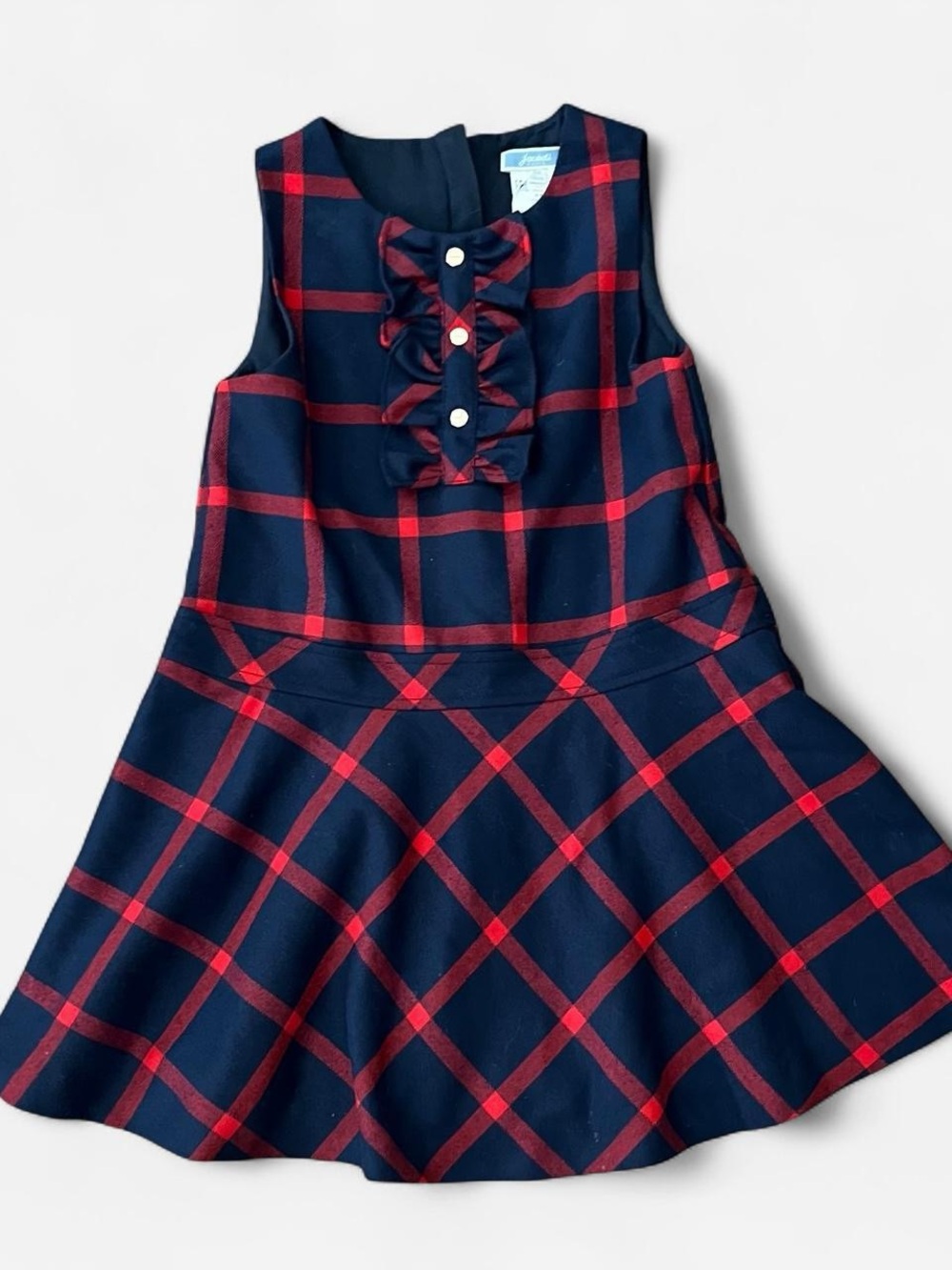 NWOT Jacadi Paris girl pinafore dress